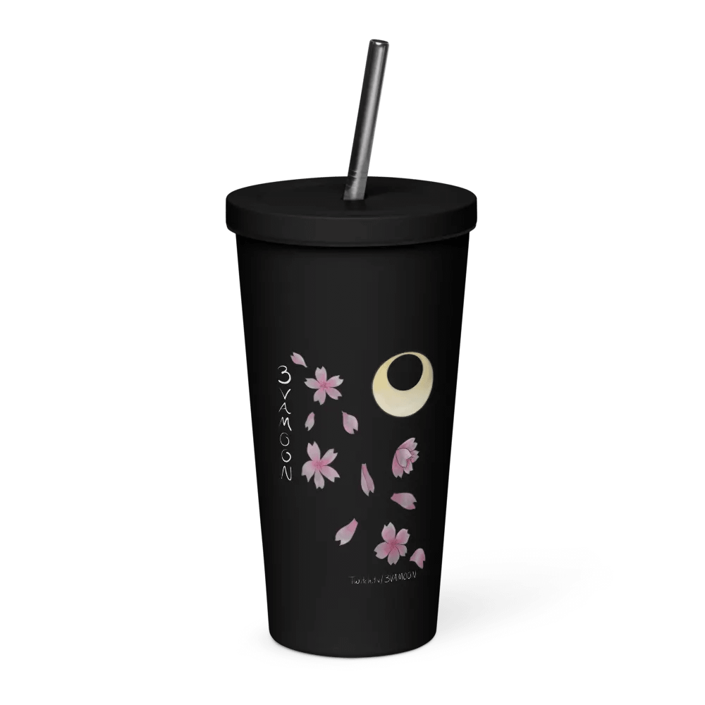 Sakura Blossom Insulated Tumbler w/ Straw product image (2)