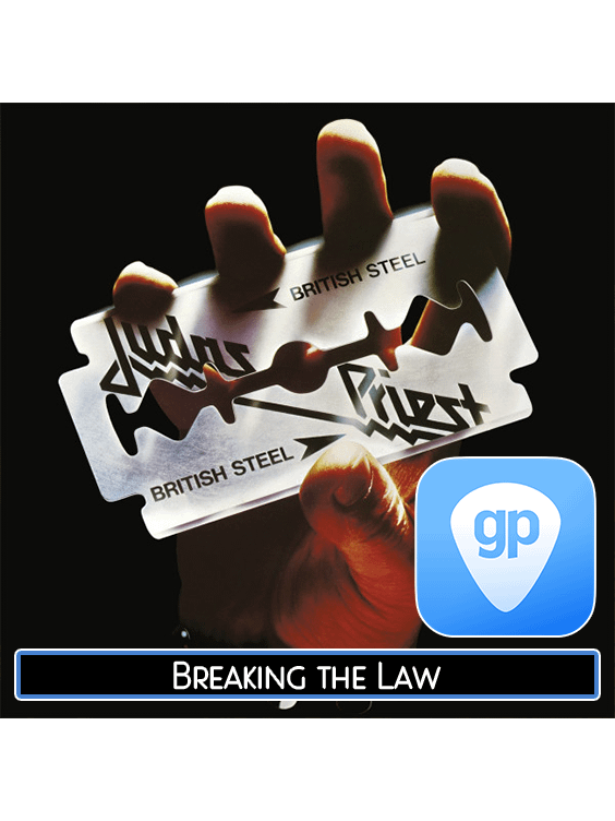 Breaking the Law PDF TAB + Backing Track MP3 product image (1)