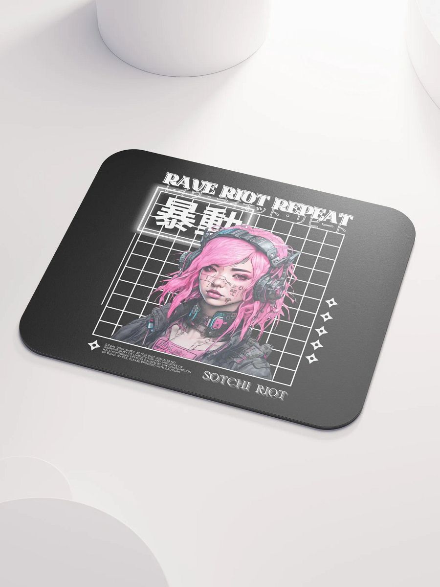 RAVE RIOT REPEAT MOUSEPAD product image (3)
