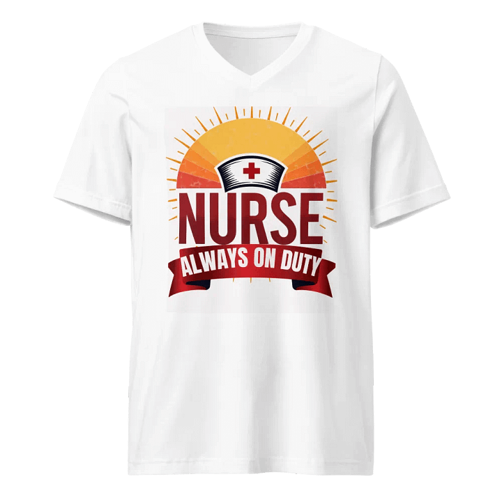 Sunburst Nurse Always On Duty V-neck tee product image (1)