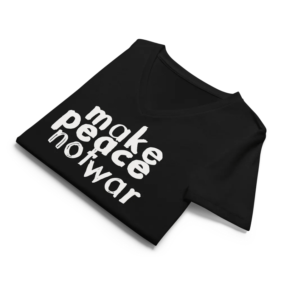 Peace Not War Relaxed V-Neck Tee product image (8)