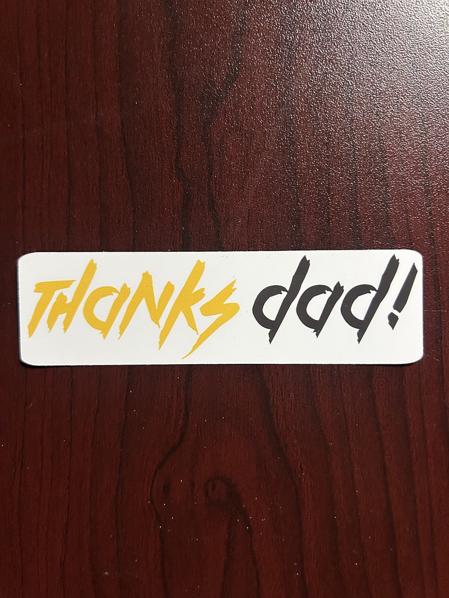 Thanks Dad! Sticker product image (1)