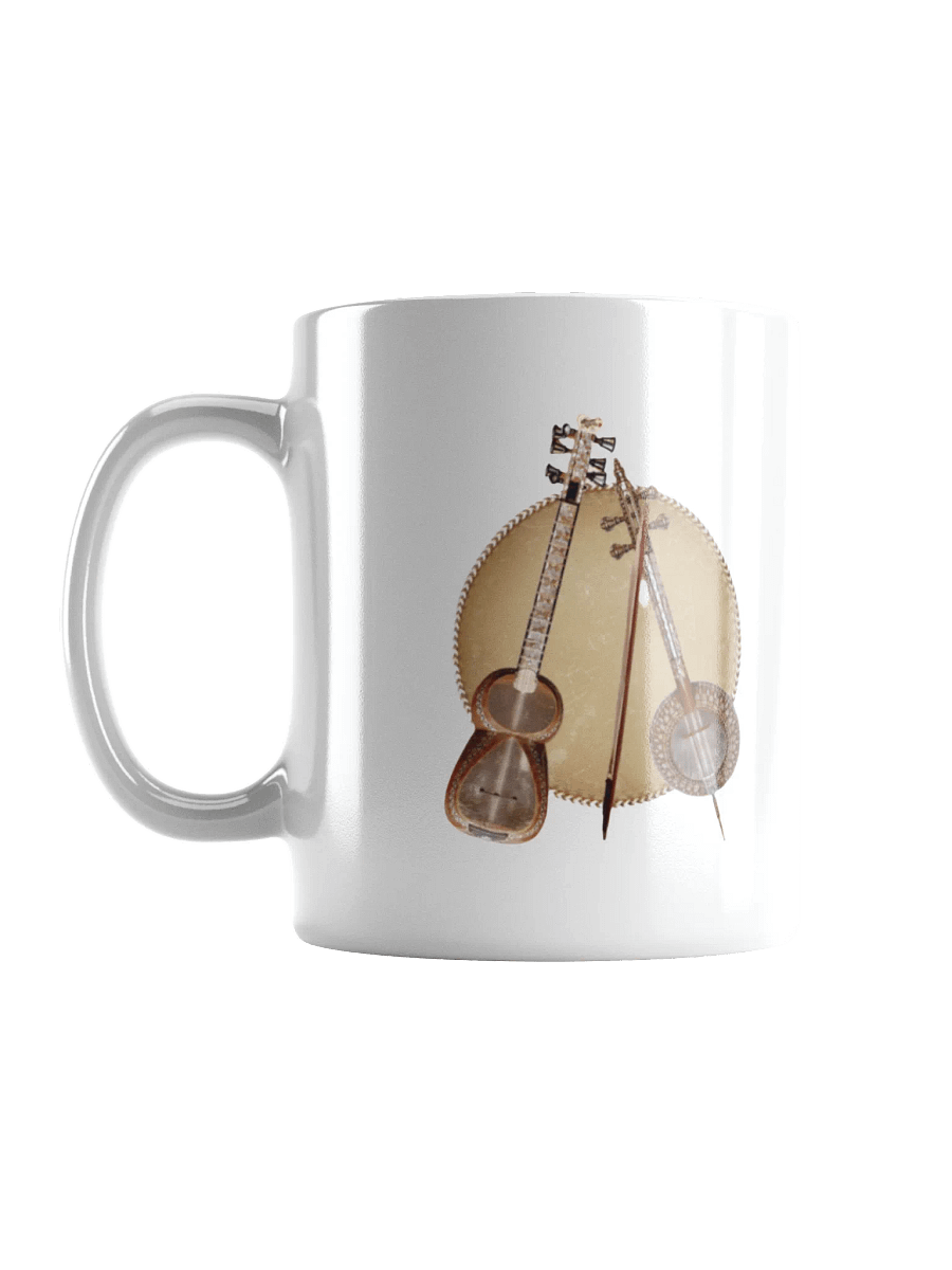 Mug with tar and kamancheh design for mugham lovers product image (17)