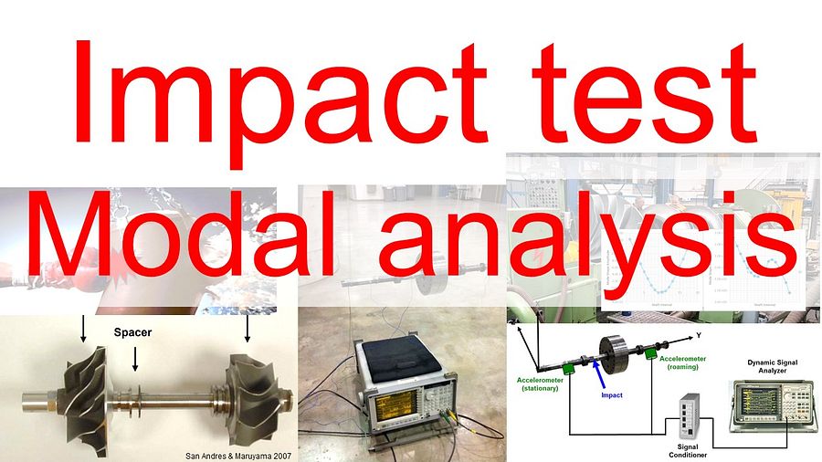 Part 14 - Impact Test (modal analysis) for Rotating Machines product image (1)