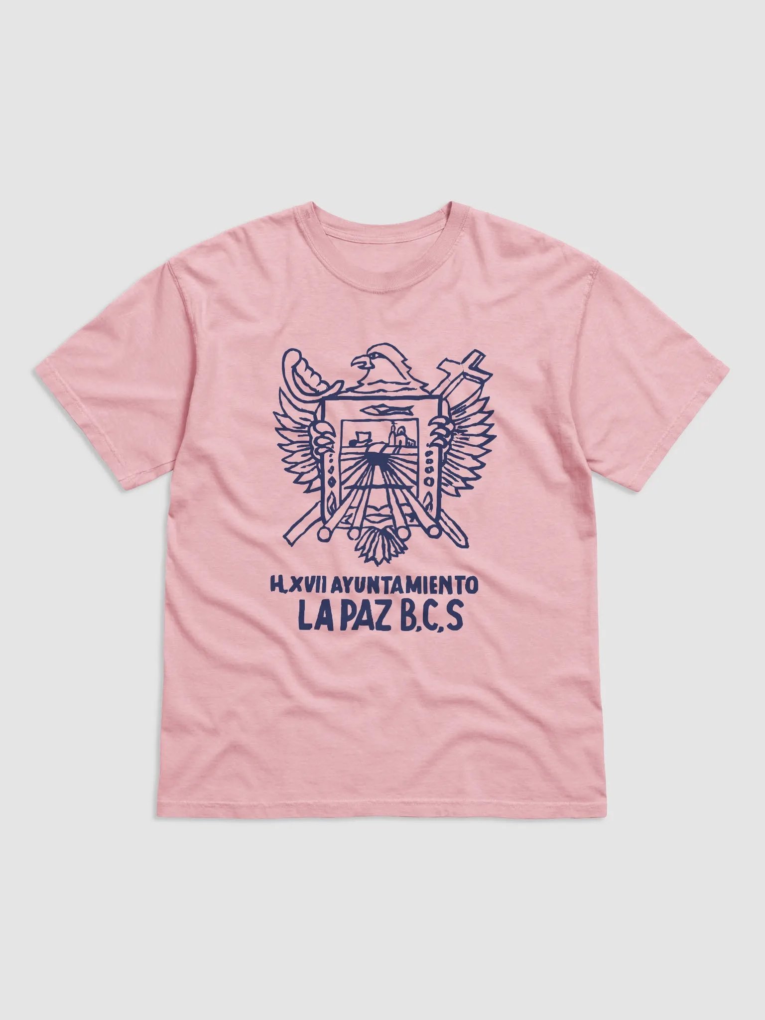 La Paz Heavyweight T-Shirt (Blue) product image (1)