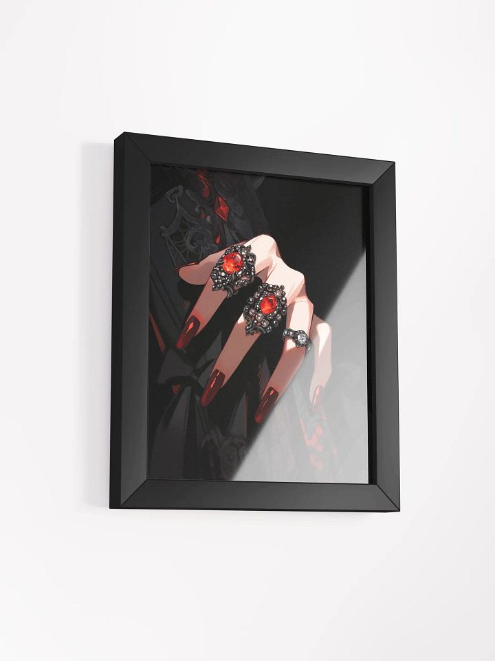 Framed Crimson Elegance Poster product image (27)