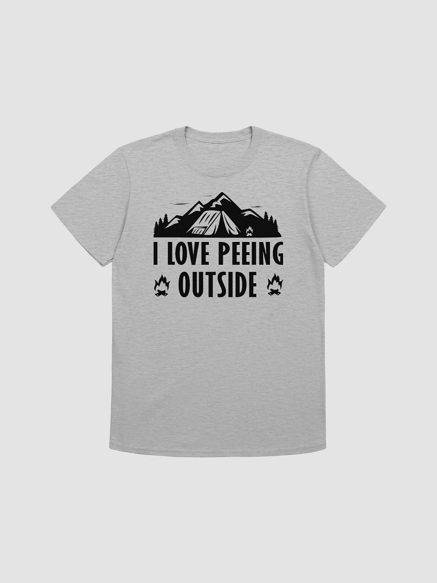 I Love Peeing Outside Gildan 64000 Unisex Tshirt product image (4)