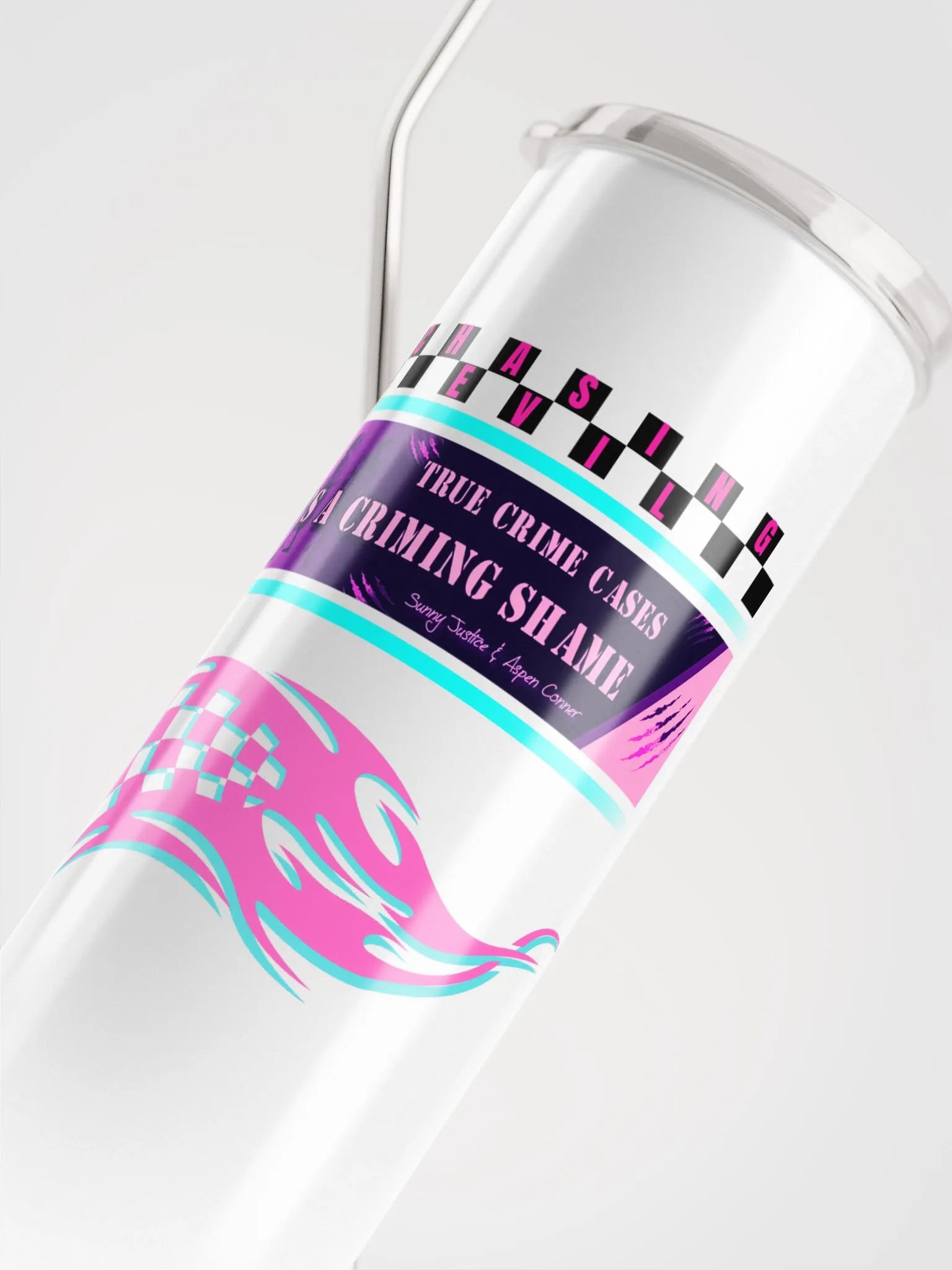 IACS PINK FLAME TUMBLER WHITE product image (5)
