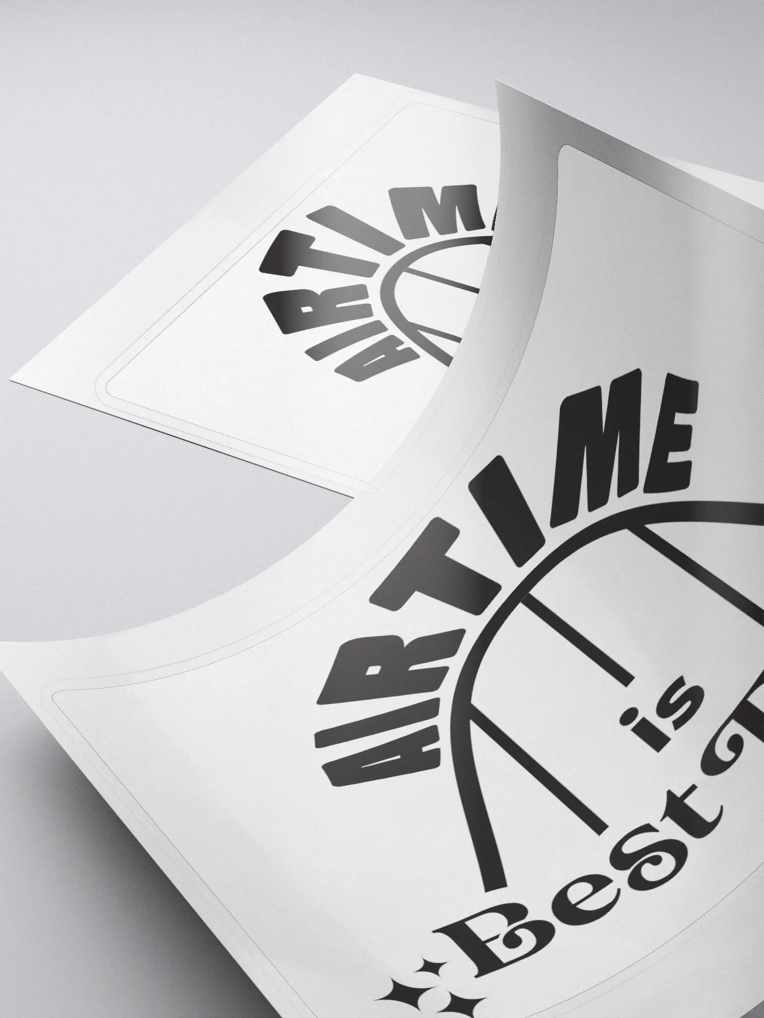 AIR TIME IS BEST TIME - sticker product image (4)