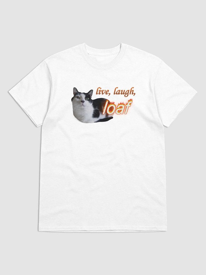 Live Laugh Loaf Cat T-shirt product image (49)