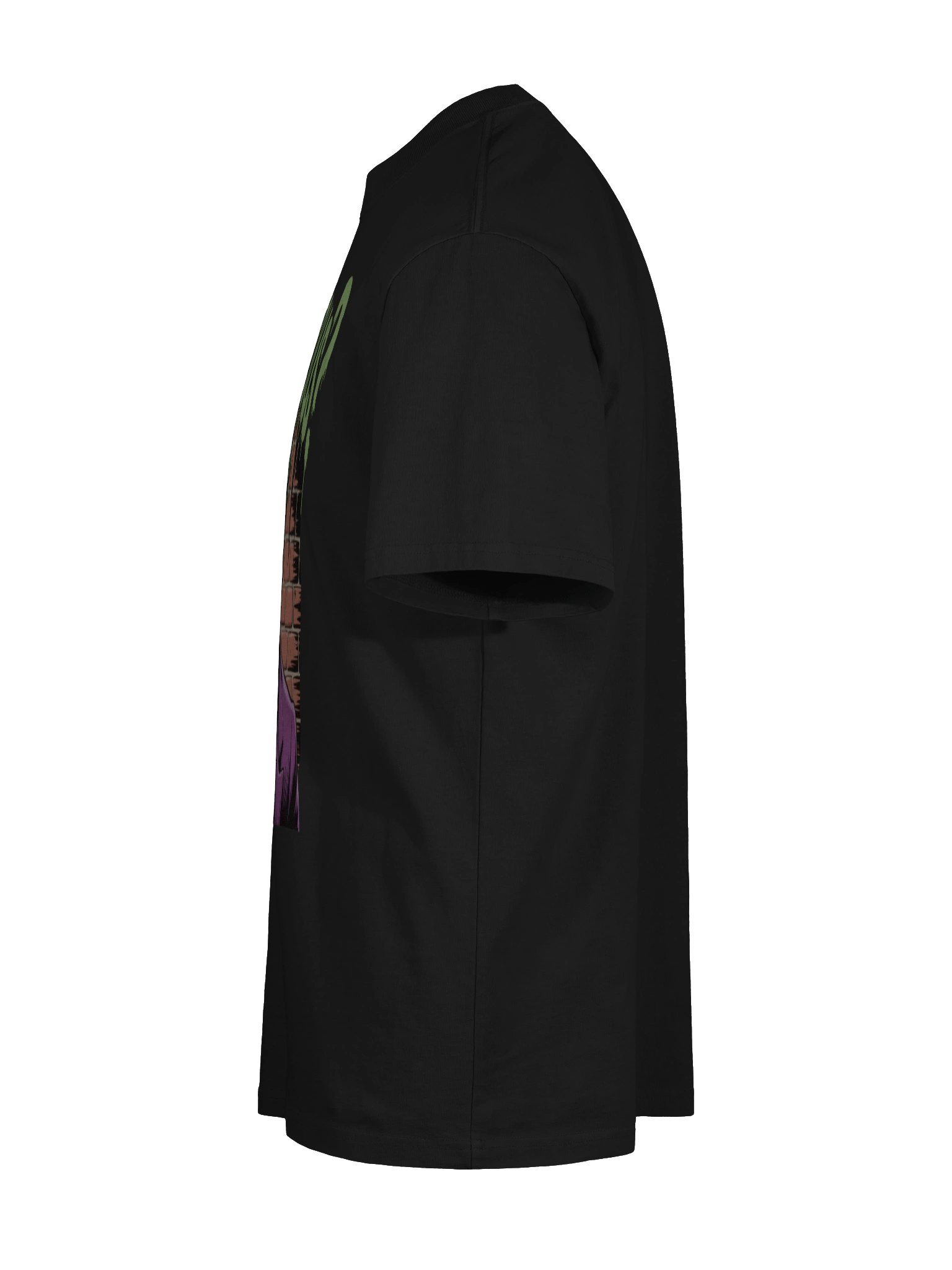 Joker 'Why So Serious?' Graffiti Wall Oversized Faded T-Shirt product image (10)