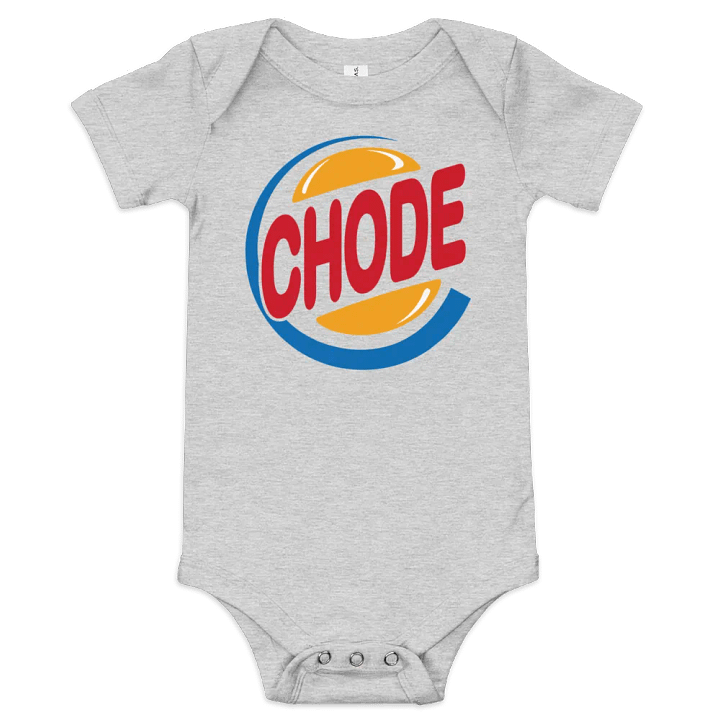 Chode Burger baby onesie product image (1)