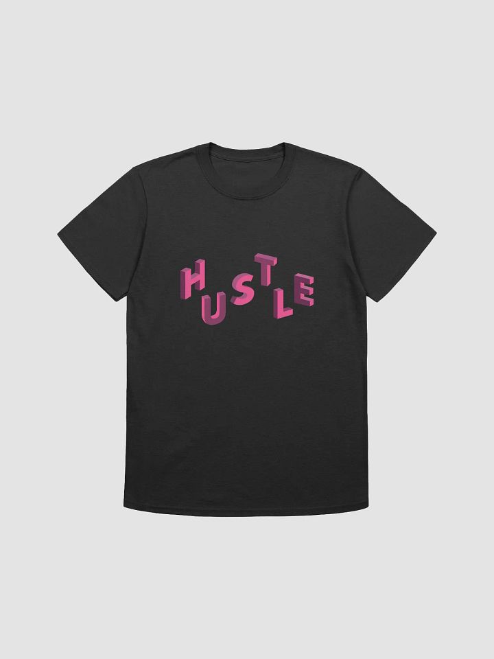 HUSTLE 3D Block Letters T-Shirt product image (1)