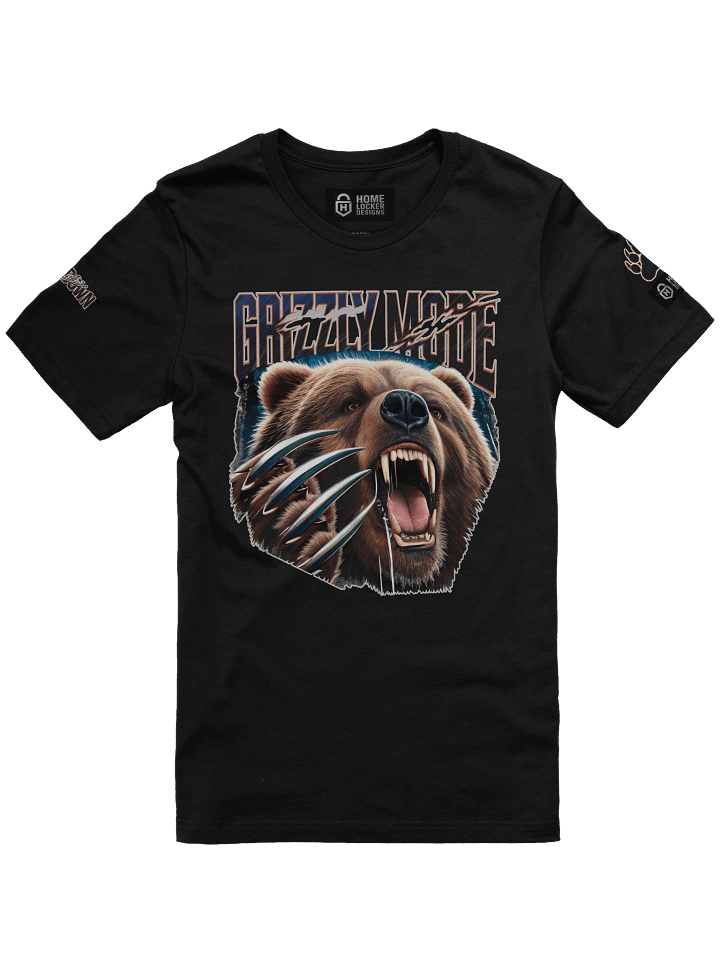 Grizzly Mode Ript T-Shirt | Chicago | Football | Home Locker product image (1)