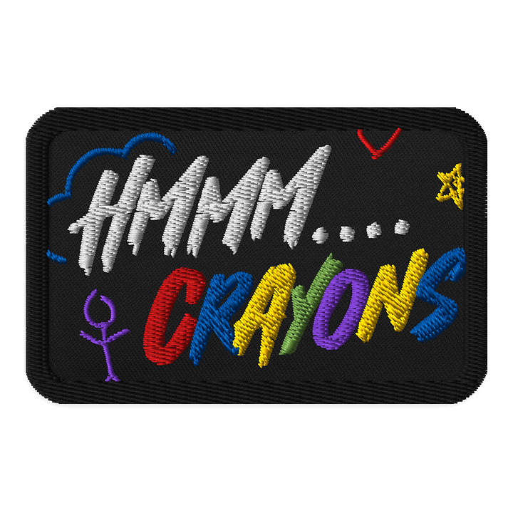 Titan8Crayon Hmmm Crayons Patch product image (1)