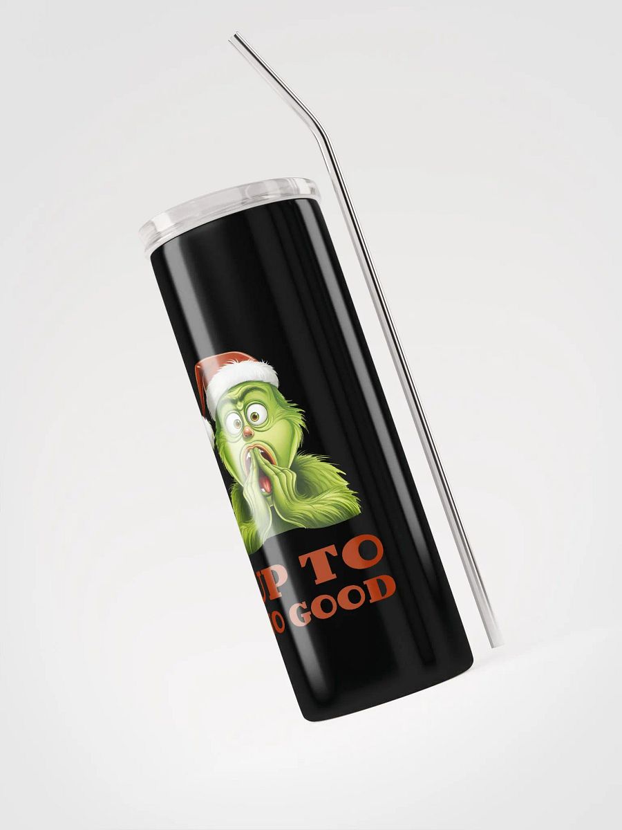 Get mischievous with our Grinch-themed Stainless Steel Tumbler product image (3)