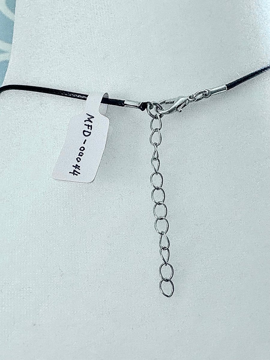 Rhode Island Hope | Handmade Pendant Necklace on a Faux Leather Cord | by Monique Faella Designs™ | MFD-00044 product image (6)