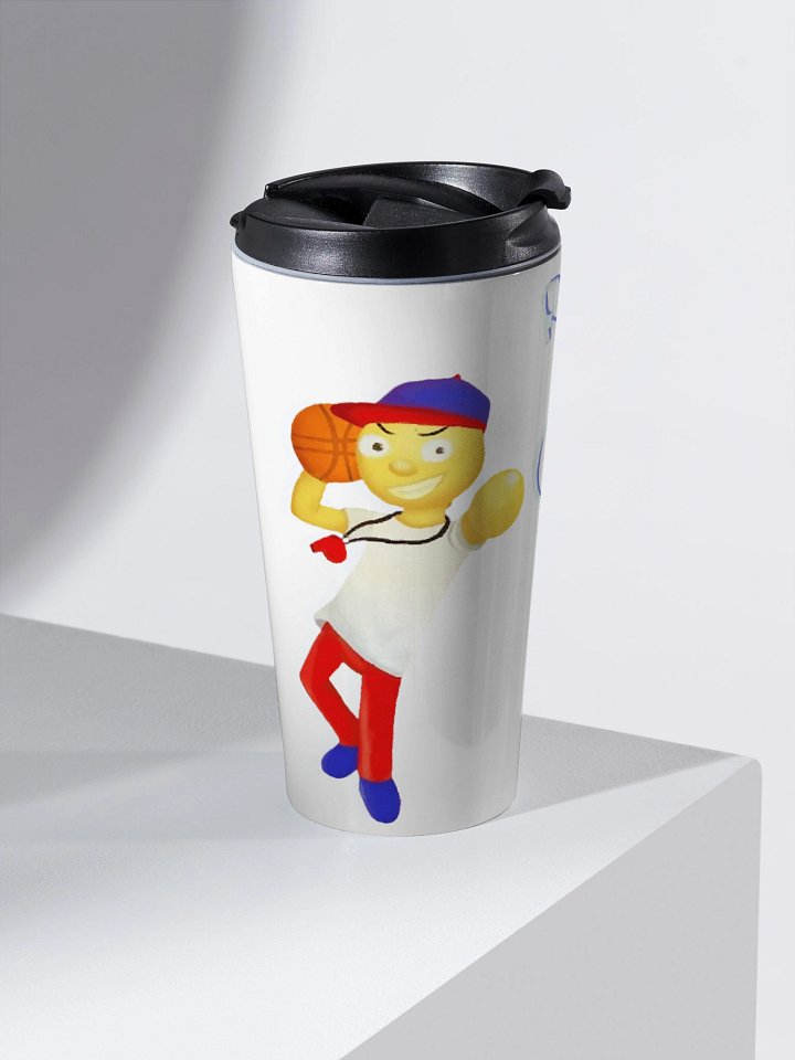 Ready... ... CATCH! Coach Dribble All-Over-Print Travel Mug product image (2)