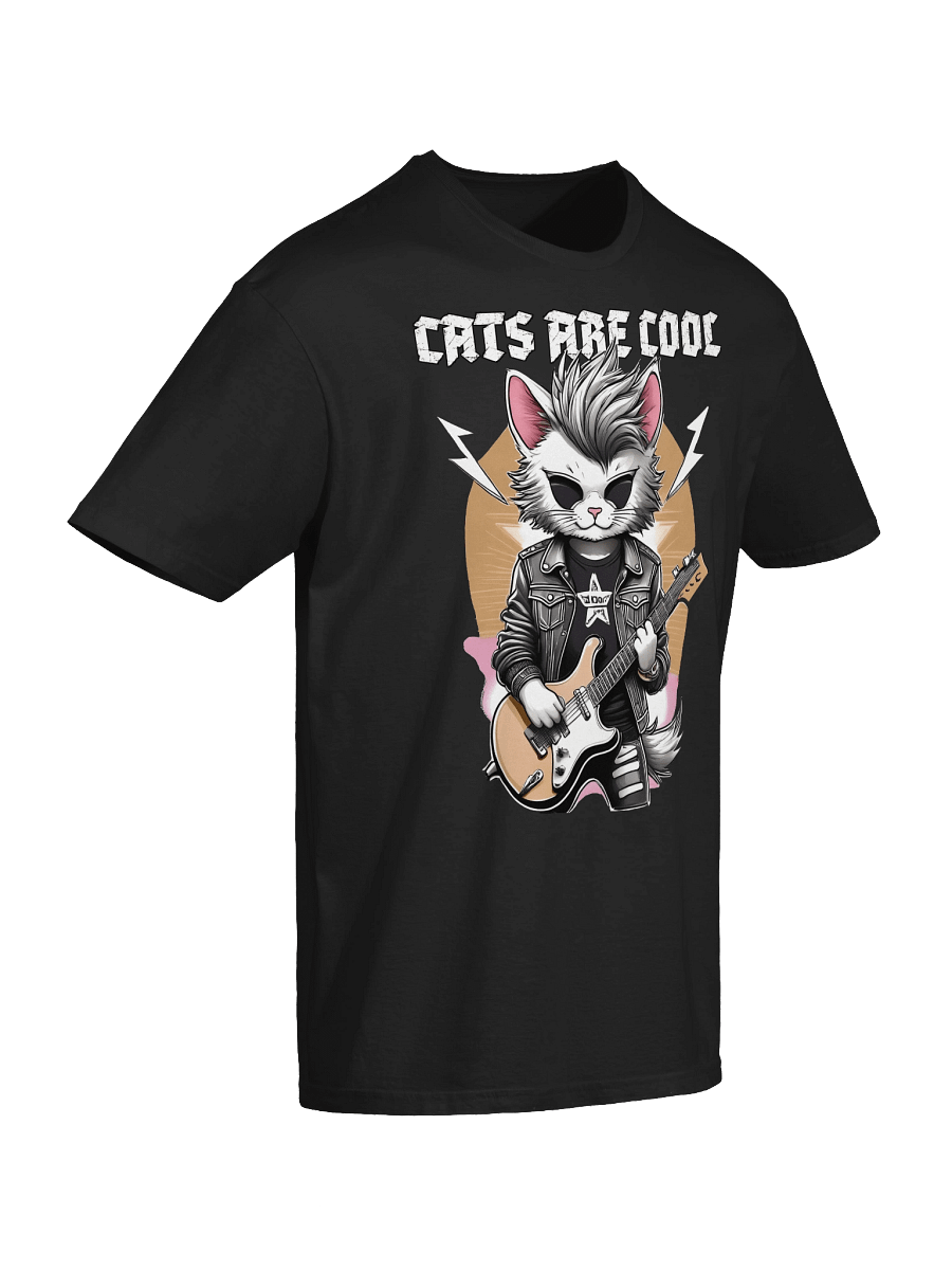 Punk Rock Cat Graphic Tee product image (4)