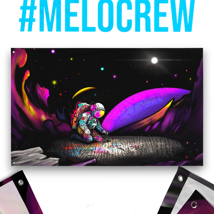 [#MELOtober 2023] Personalized MELO CREW Founders - Flag | #MadeByMELO product image (1)
