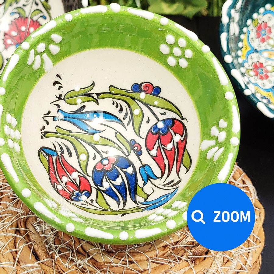 Ceramic set of 3 snack bowls, small — handmade pottery product image (7)