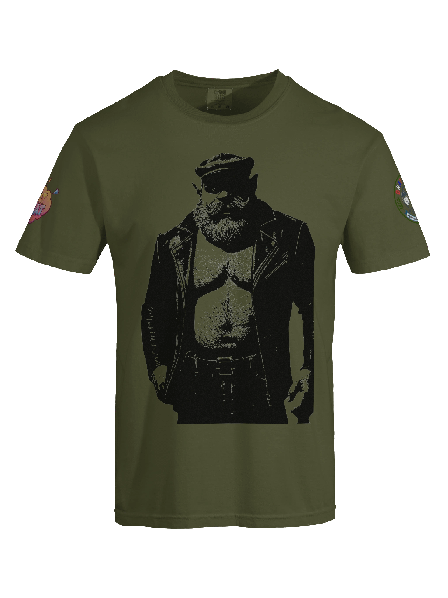 Bearded Rebel Graphic Tee product image (49)