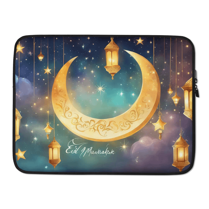 Celestial Eid Mubarak Laptop Sleeve product image (2)