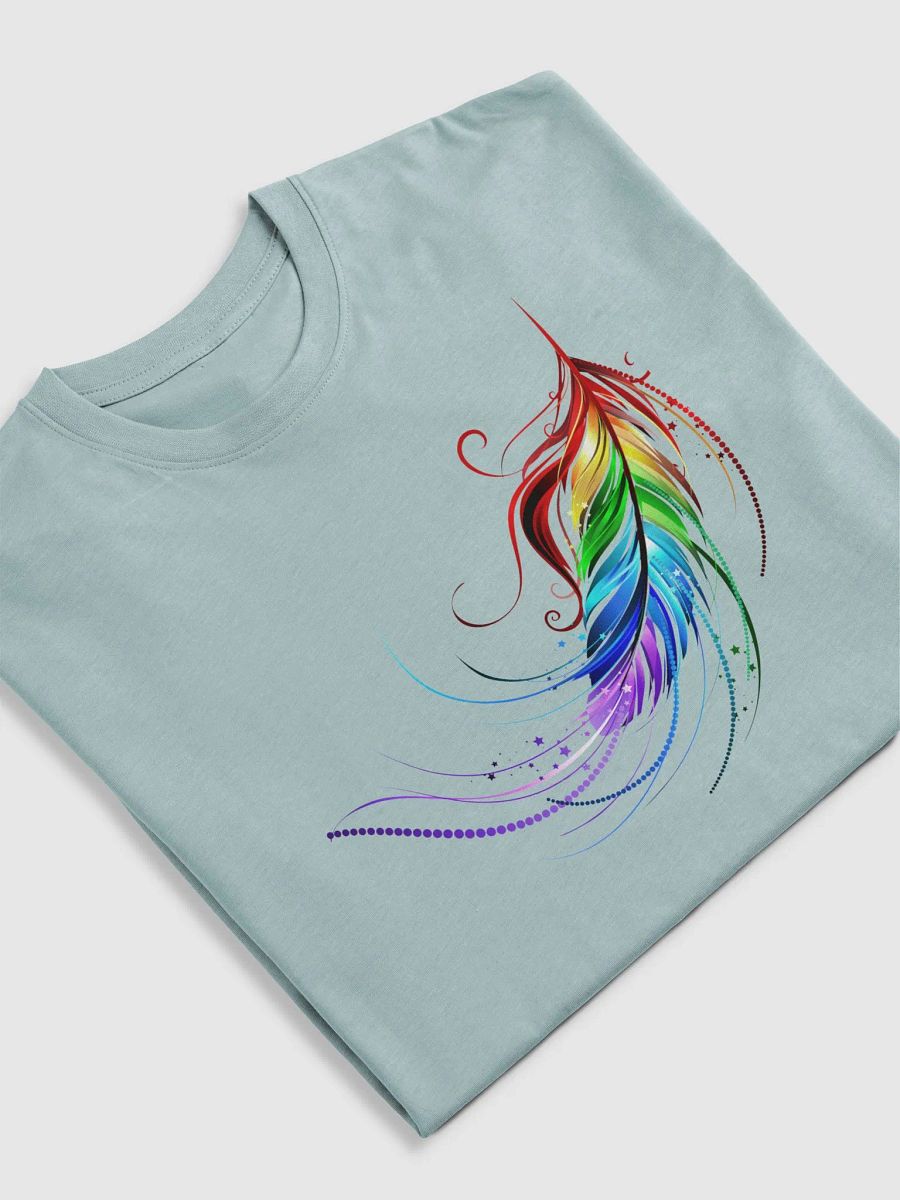Vibrant Feather Whimsy Tee product image (5)