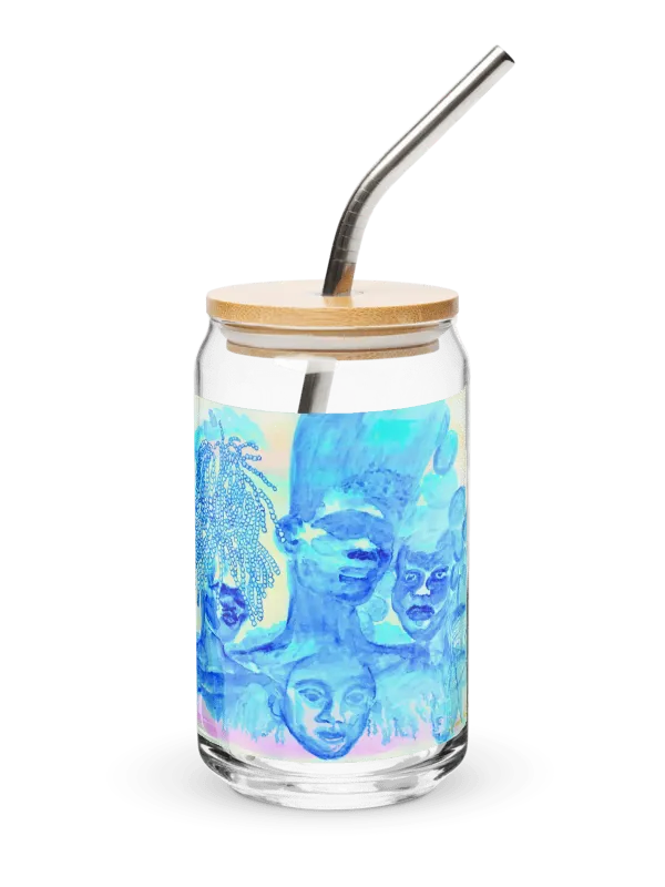 A BEAUTIFUL PEOPLE GLASS CUP product image (1)