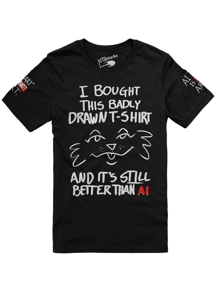 Better Than AI Shirt [Black] product image (1)