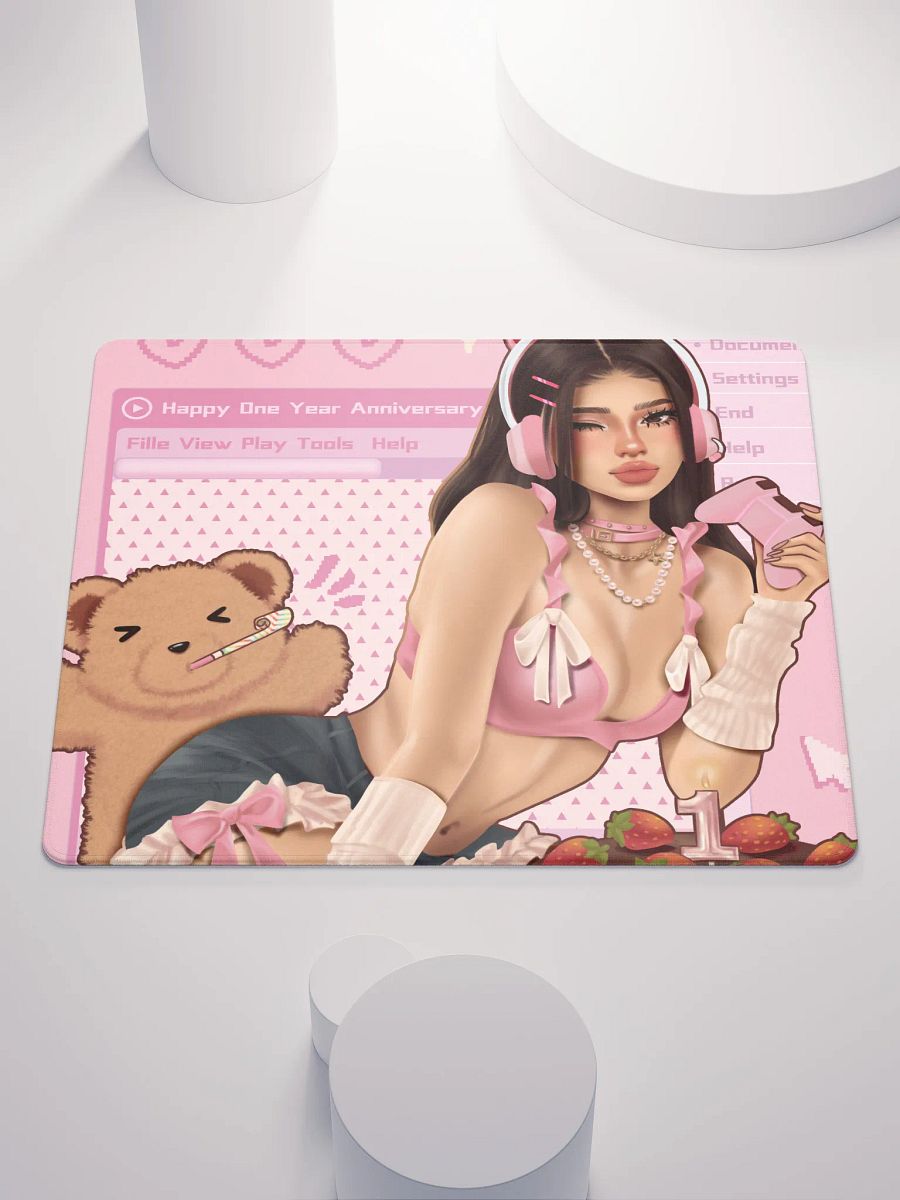 One year anniversary Gaming mouse pad <3 product image (1)