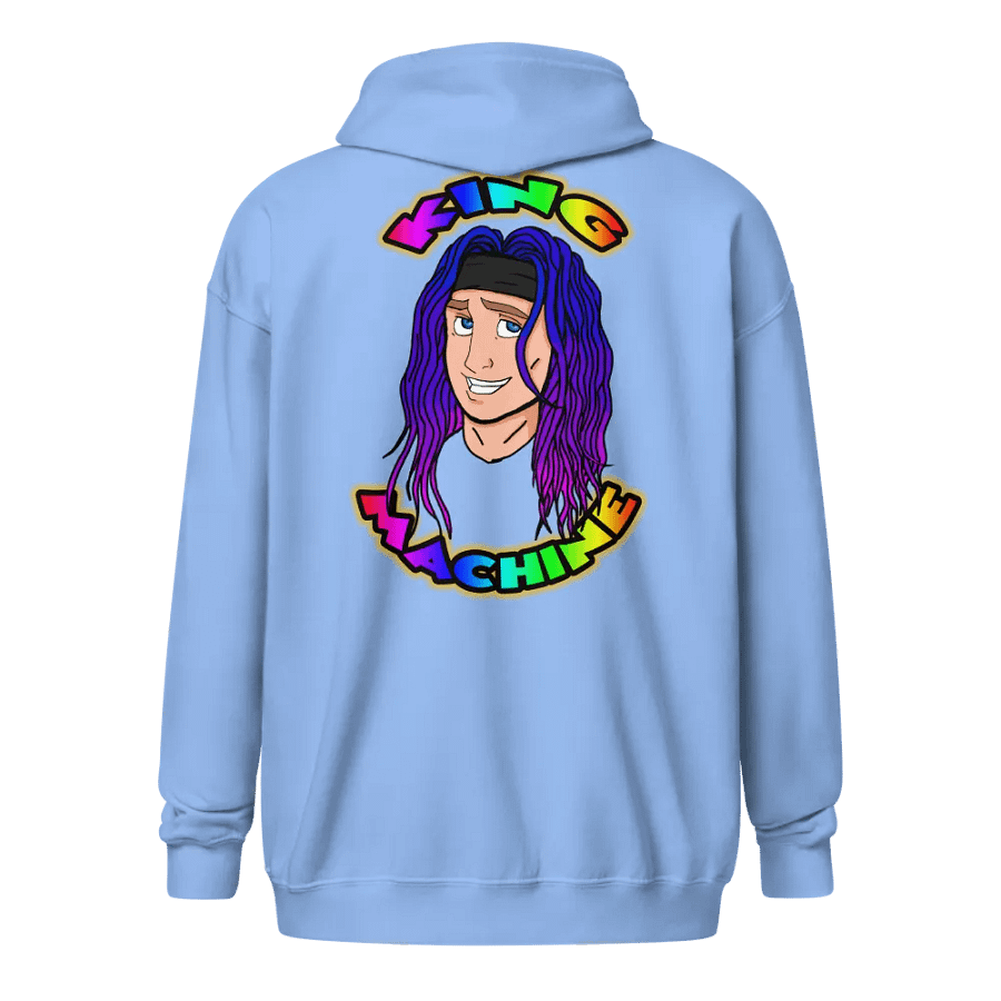 Rainbow king Zip hoodie product image (4)