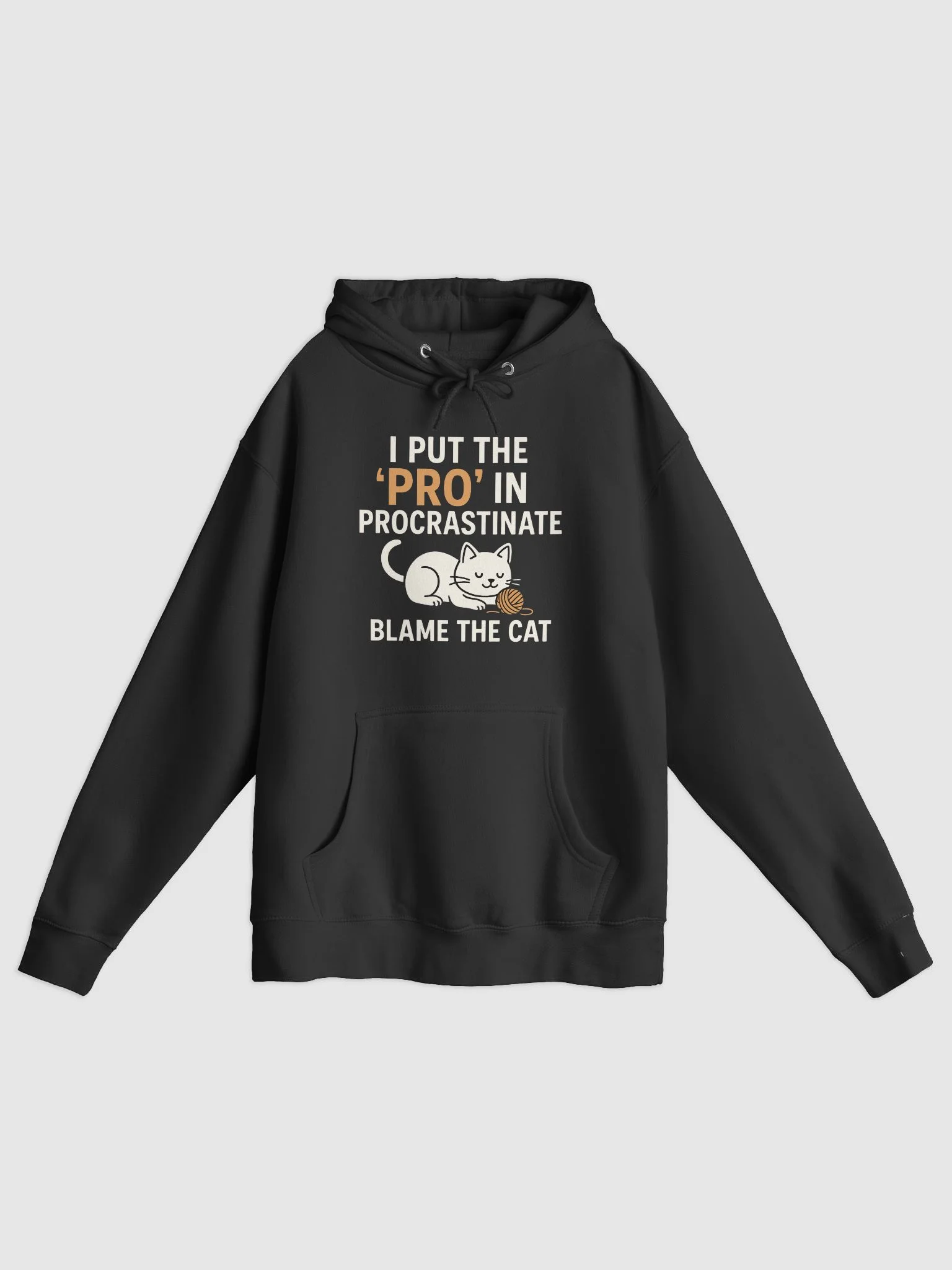 Pro Cat Procrastinator Hoodie product image (1)