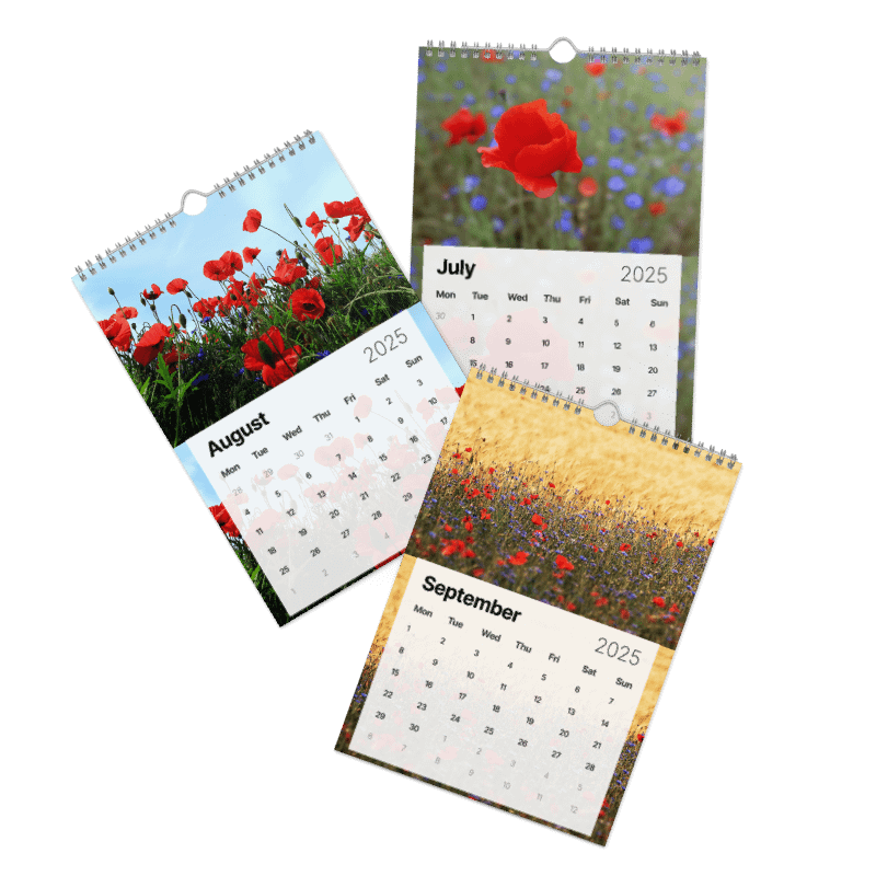 Calendar 2025 - Poppies product image (4)