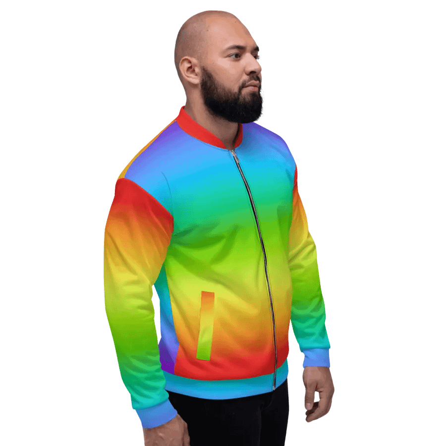 Rainbow Bomber Jacket product image (9)