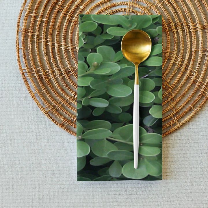 "Green Leaf" Dinner Napkins product image (2)