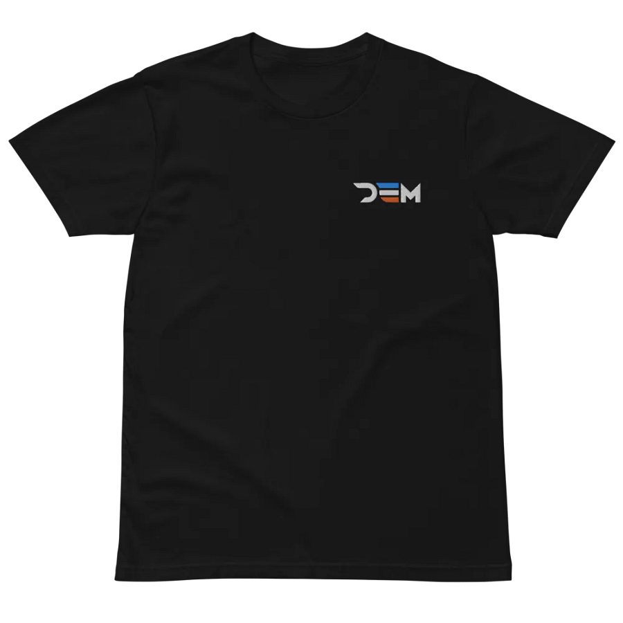 Dem Black Shirt (Embroidered) product image (2)