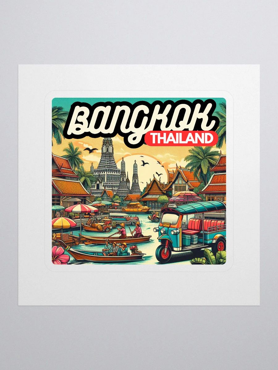 Vibrant Bangkok Kiss Cut Stickers product image (1)