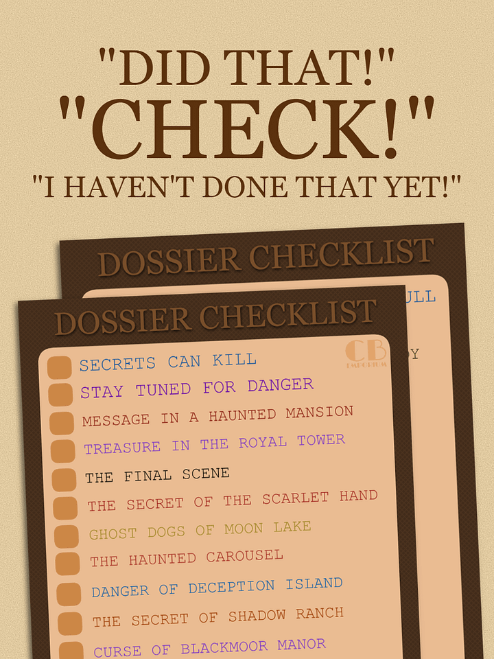 Printable Dossier Checklist product image (1)