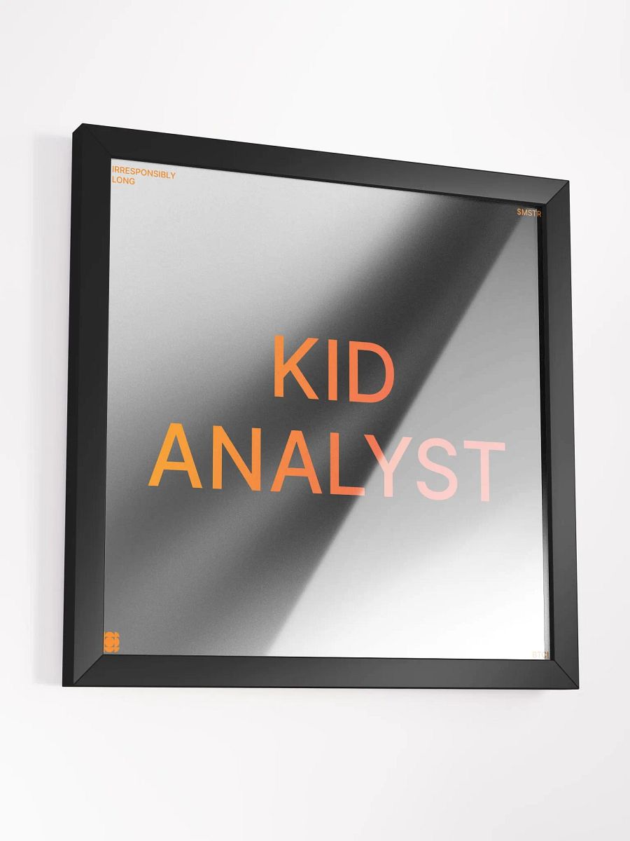 Kid Analyst [Framed] product image (9)