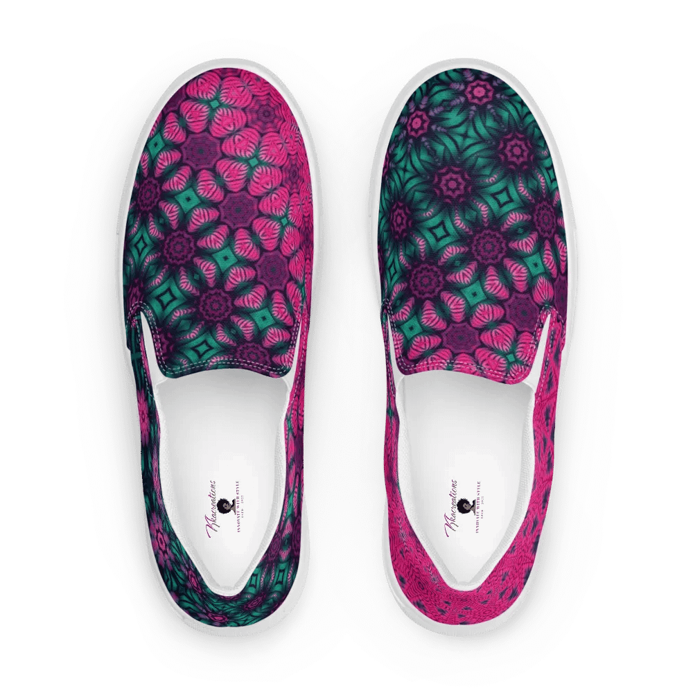 Fractal Blossom Slip-Ons product image (1)