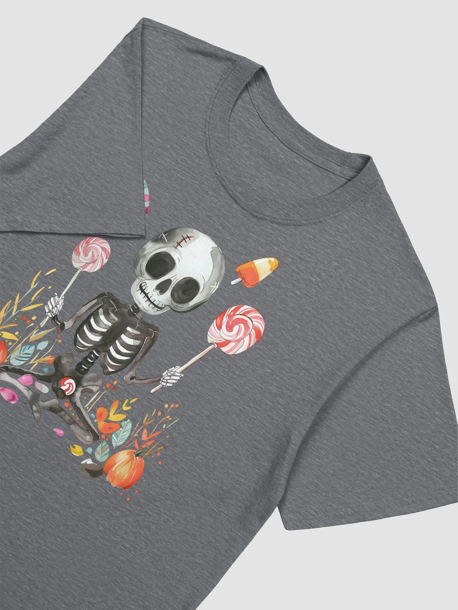 Halloween Happy Skeleton & Sweets Tee product image (9)