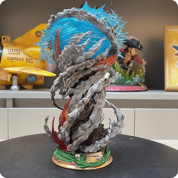 25cm Son Goku Dragon Ball Anime Figure Super Genki Bomb Luminous product image (4)