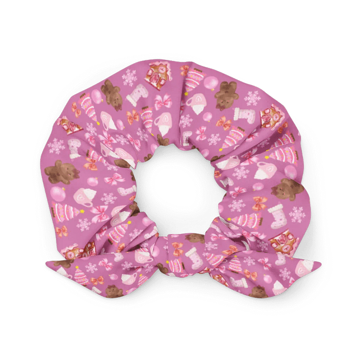 Pink Gingerbread Cookies Scrunchie product image (2)