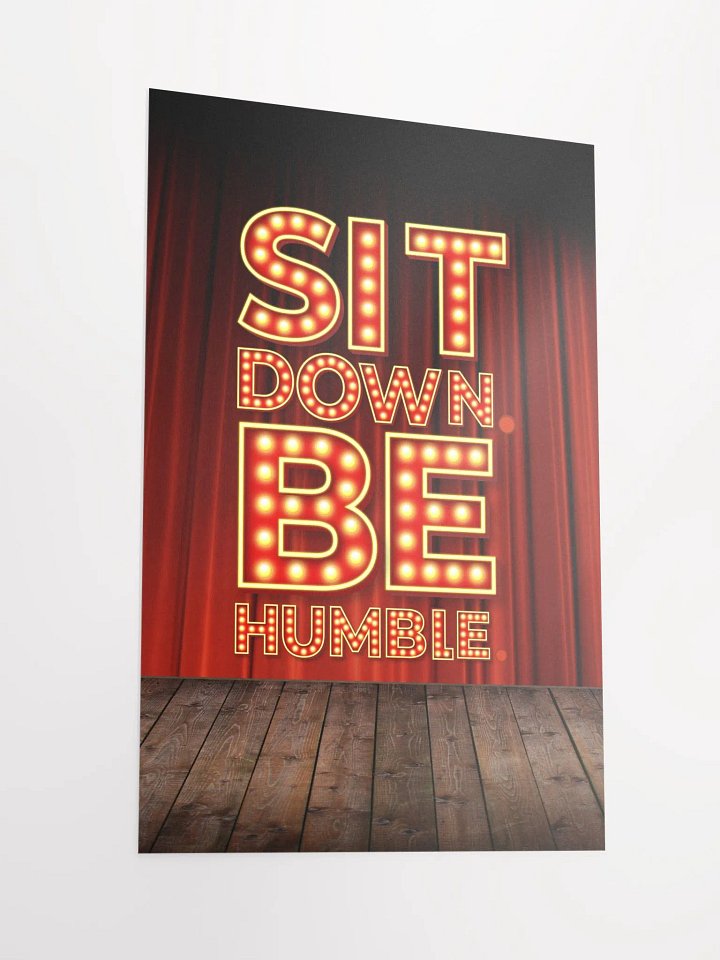 BE HUMBLE POSTER product image (2)