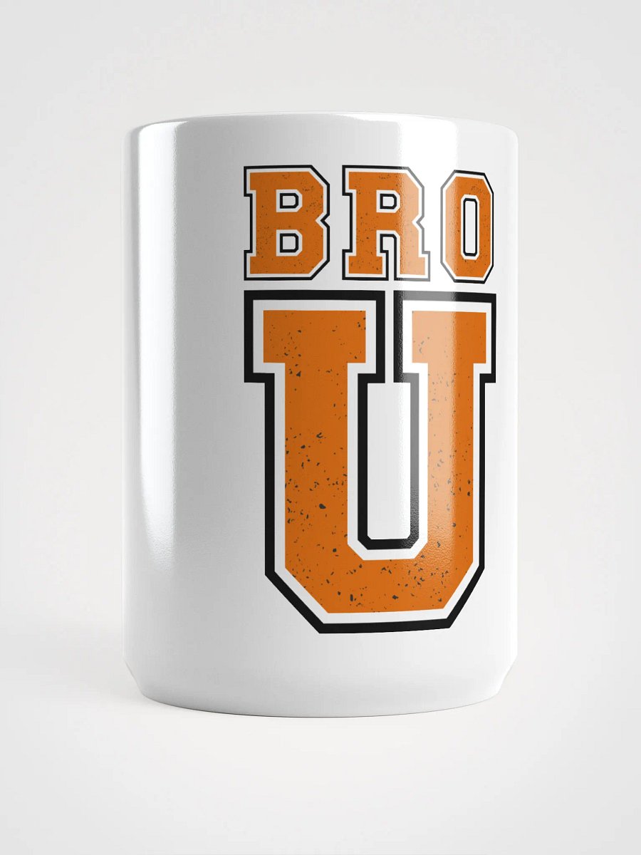BRO-U White Glossy Mug product image (5)