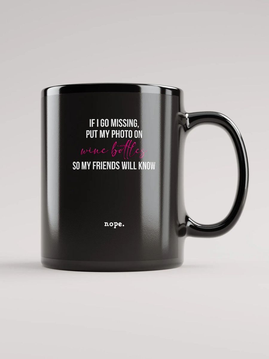 nope. resolute - wine mug product image (2)