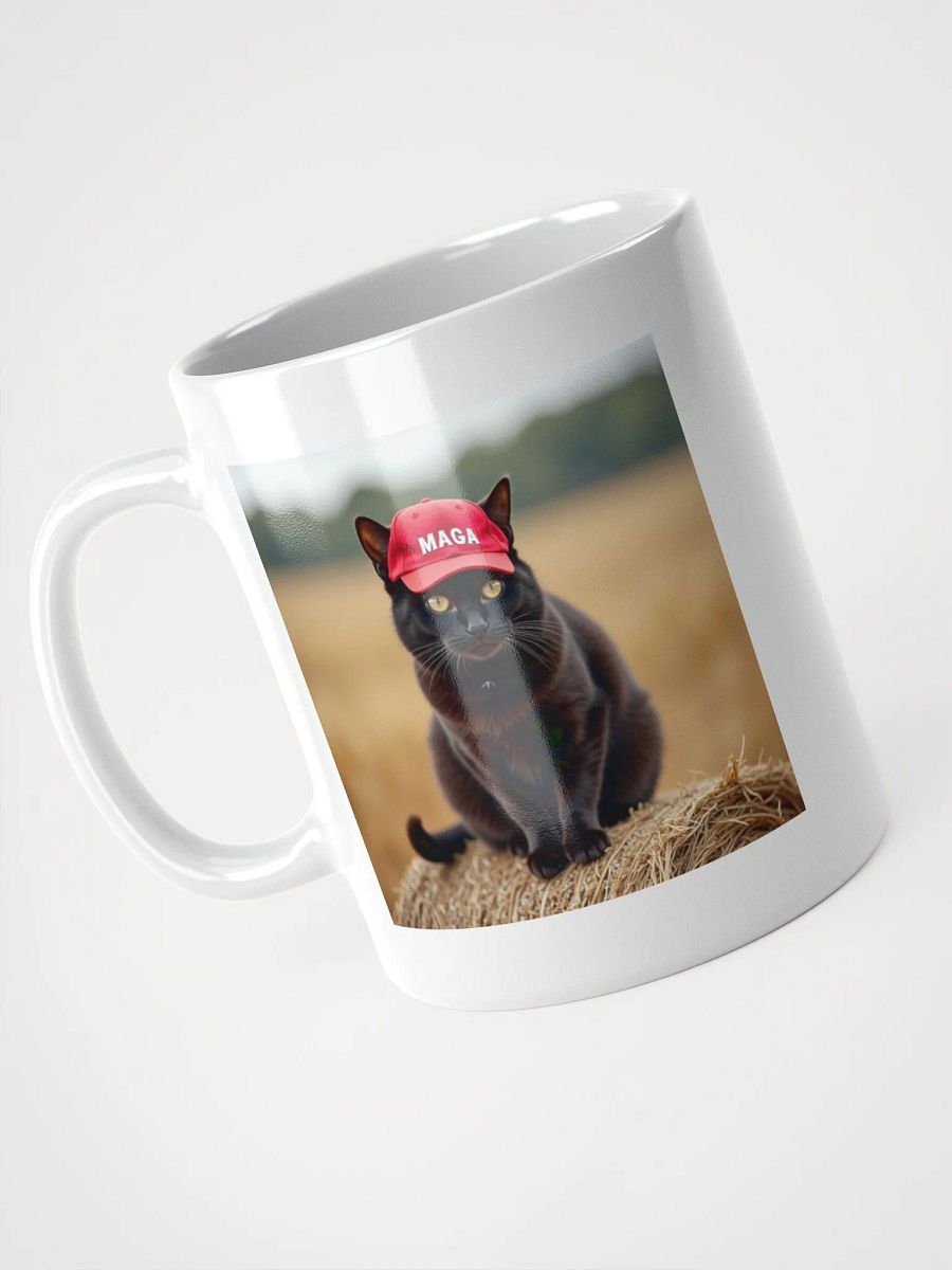 MAGA CAT White Glossy Mug product image (3)