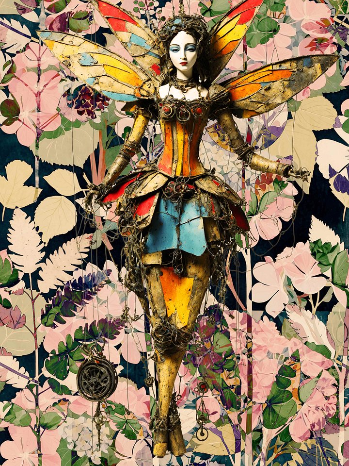 Whimsical Fairy Marionette Matte Poster product image (1)