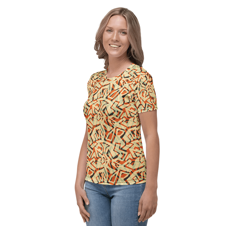 Orange Grunge | Women's Crew Neck T-Shirt product image (4)